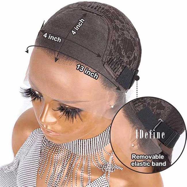 Glueless Natural Wavy Lace Front Wigs Human Hair